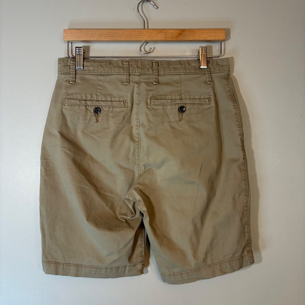 Goodfellow & Co Mens Every Wear Chino Shorts Khaki Tan Size 28 9 Inch Inseam - Picture 2 of 7